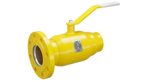 Кран шаровый LD КШЦК Gas 150016.П/П.02. (фланец/приварка) стальной ст.20 Ду150 Ру16 МПа в Хабаровске