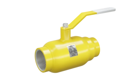Кран шаровый LD КШЦК Gas 050.040.Н/П.02. (приварка/муфта) стальной ст.20 Ду50 Ру40 МПа в Хабаровске