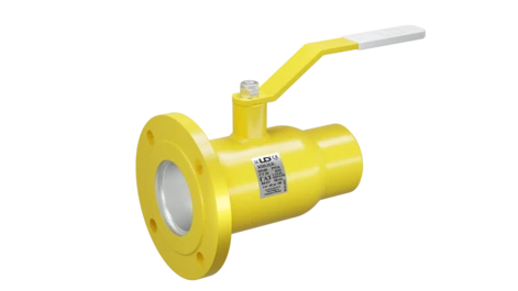 Кран шаровый LD КШЦК Gas 100.016.П/П.02. (фланец/приварка) стальной ст.20 Ду100 Ру16 МПа в Хабаровске